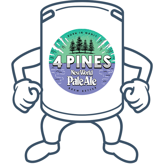 4 Pines New World Pale Ale <br>50lt Keg