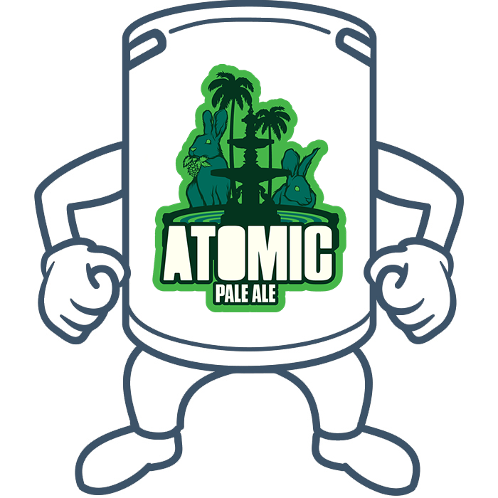Atomic Beer Project American Pale Ale <br>50lt Keg <br>***Limited Availability***