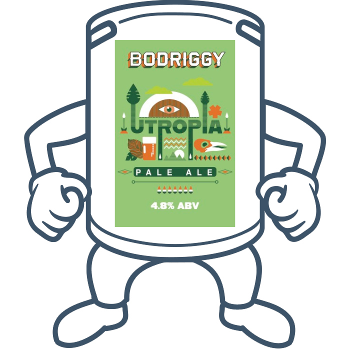 Bodriggy Utropia Pale Ale <br>50lt Keg