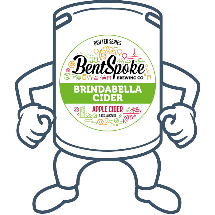 Bentspoke Brindabella Cider <br>50lt Keg
