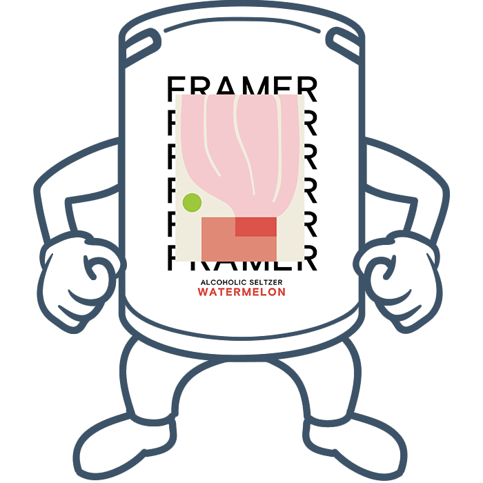 Framer Watermelon Seltzer <br>50lt Keg