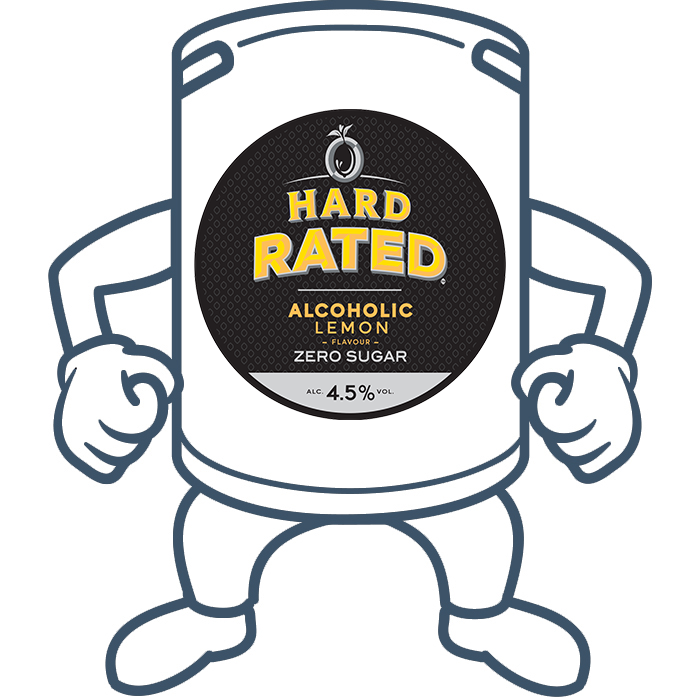 Hard Rated Zero Sugar <br>50lt Keg