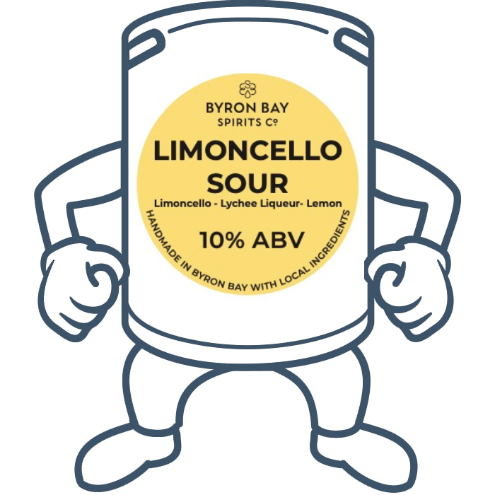 Byron Bay Spirits Co. Limoncello & Lychee Sour <br>20lt Keg