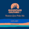 Mountain Culture Status Quo Tap Decal