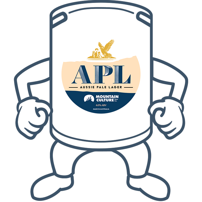 Mountain Culture Aussie Premium Lager <br>30lt Keg Available Same Day in Melbourne