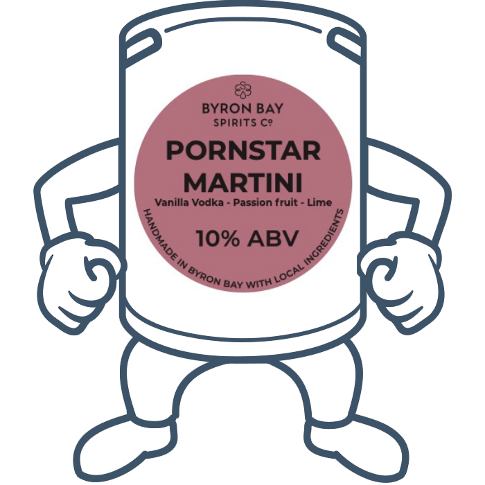Byron Bay Spirits Co. Pornstar Martini 20lt Keg