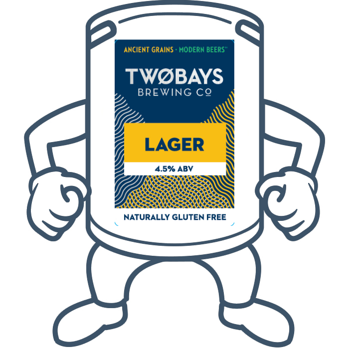 Twobays Brewing Co. Lager <br>50lt Keg