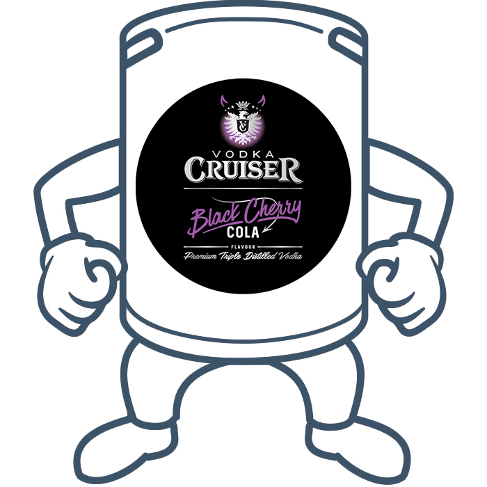 Vodka Cruiser Black Cherry Cola <br>50lt Keg