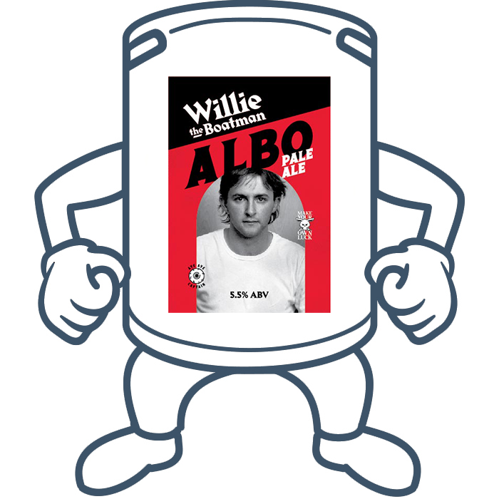 Willie the Boatman Albo Pale Ale <br>50lt Keg