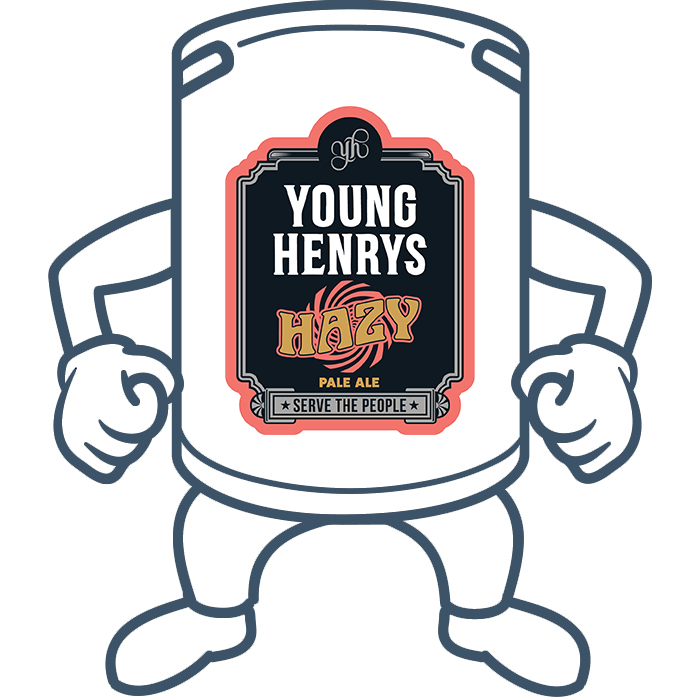 Young Henrys Hazy Pale Ale <br>50lt Keg