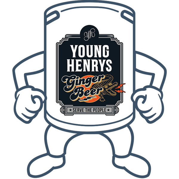 Young Henrys Ginger Beer 50lt Keg Kegs on Legs