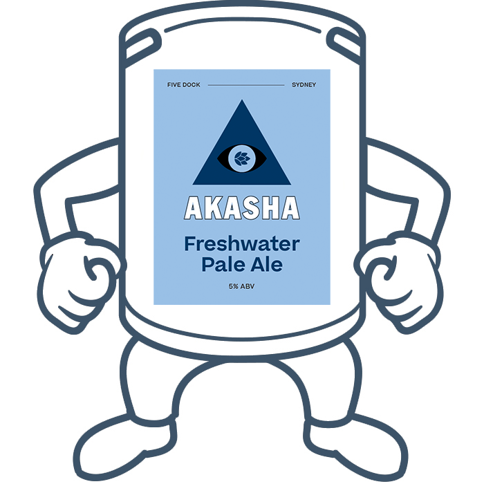 Akasha Brewing Freshwater Pale Ale <br>50lt Keg