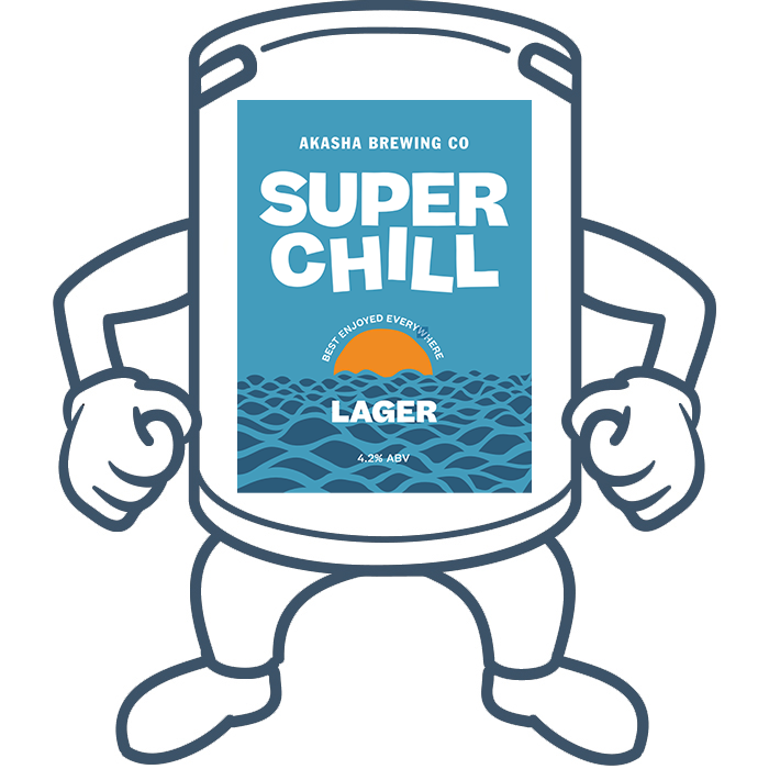 Akasha Brewing Super Chill Lager <br>50lt Keg