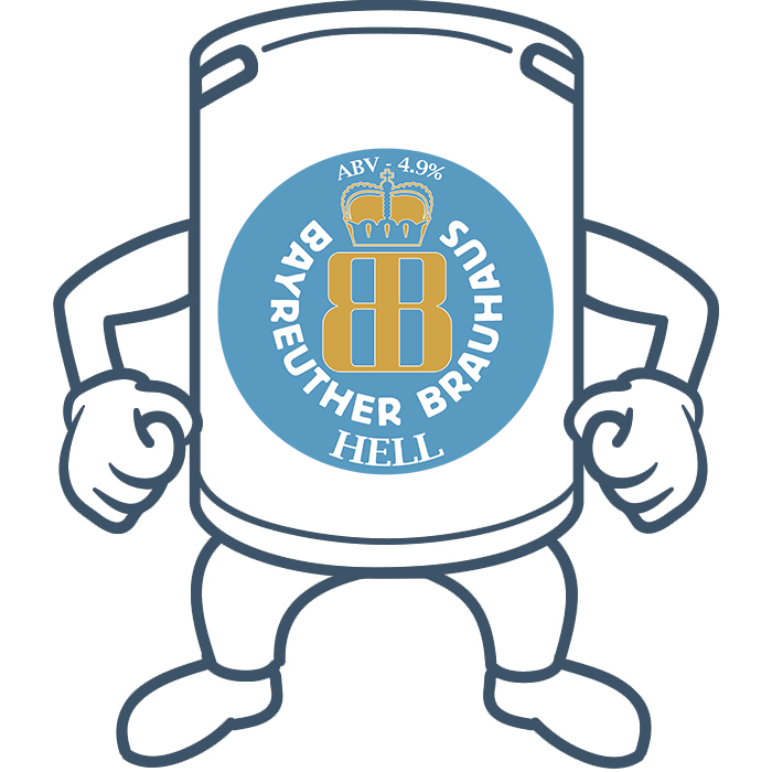 Bayreuther Brauhaus Helle<br>50lt Keg Available Same Day in Sydney