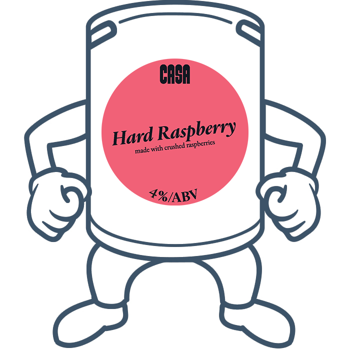 Casa Hard Raspberry <br>50lt Keg