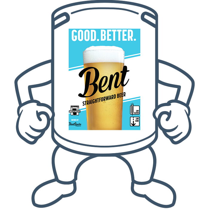 Bentspoke Bent Straightforward Beer <br>50lt Keg