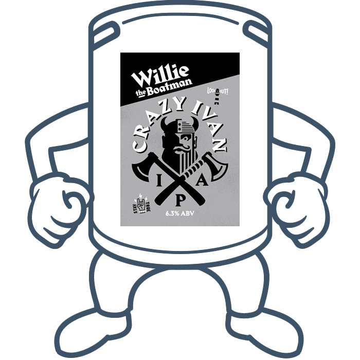 Willie the Boatman Crazy Ivan WCIPA <br>50lt Keg