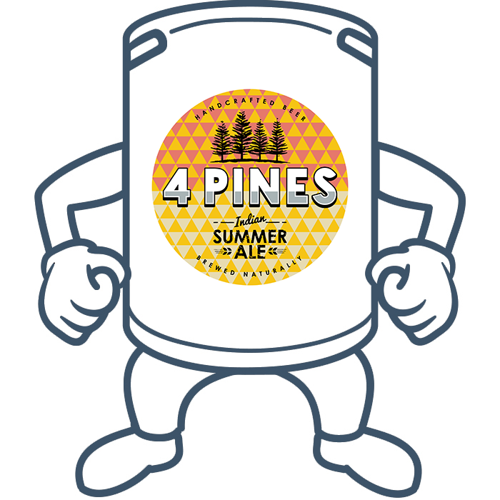 4 Pines Indian Summer Ale <br>50lt Keg