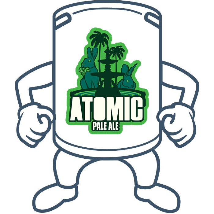 Atomic Beer Project American Pale Ale <br>50lt Keg (Limited Stock Available)