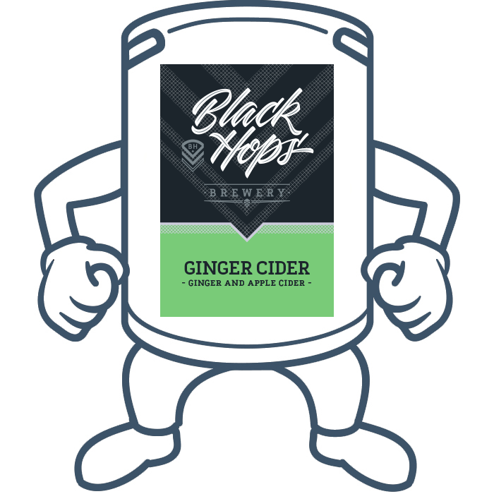 Black Hops Cider <br>20lt Keg