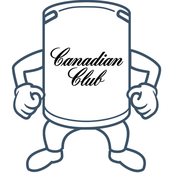 Canadian Club and Dry 50lt Beer Keg Kegs on Legs
