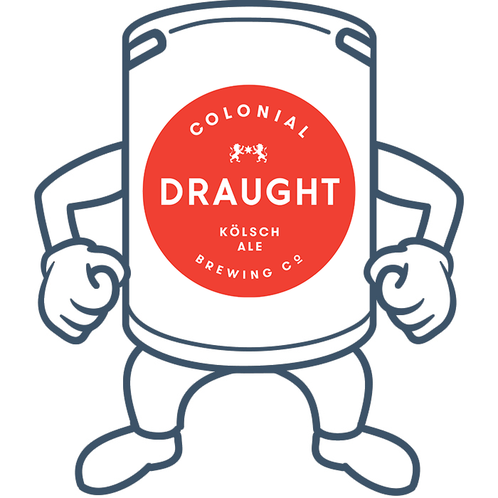 Colonial Brewing Co Draught <br>50lt Keg