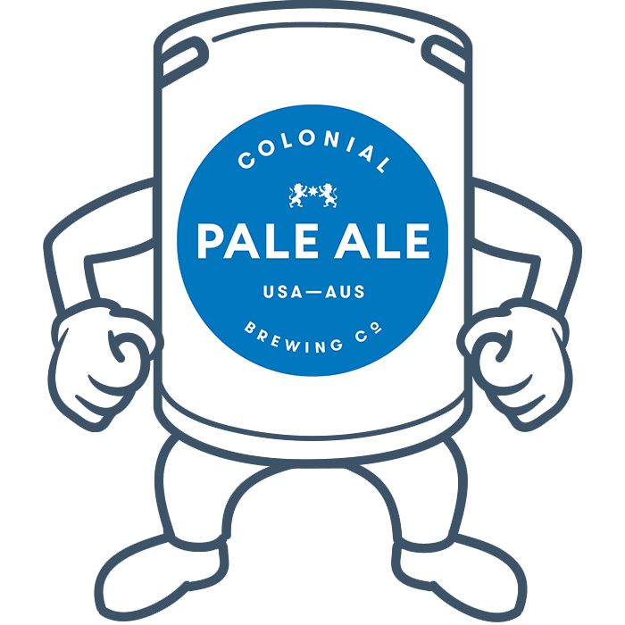 Colonial Brewing Co Pale Ale <br>50lt Keg
