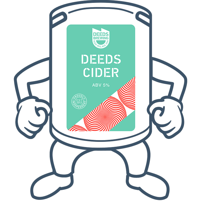 Deeds Brewing Cider <br>50lt Keg