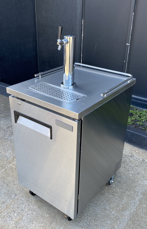 Commercial Quality Single Door Single Tap Keg Fridge Complete Package