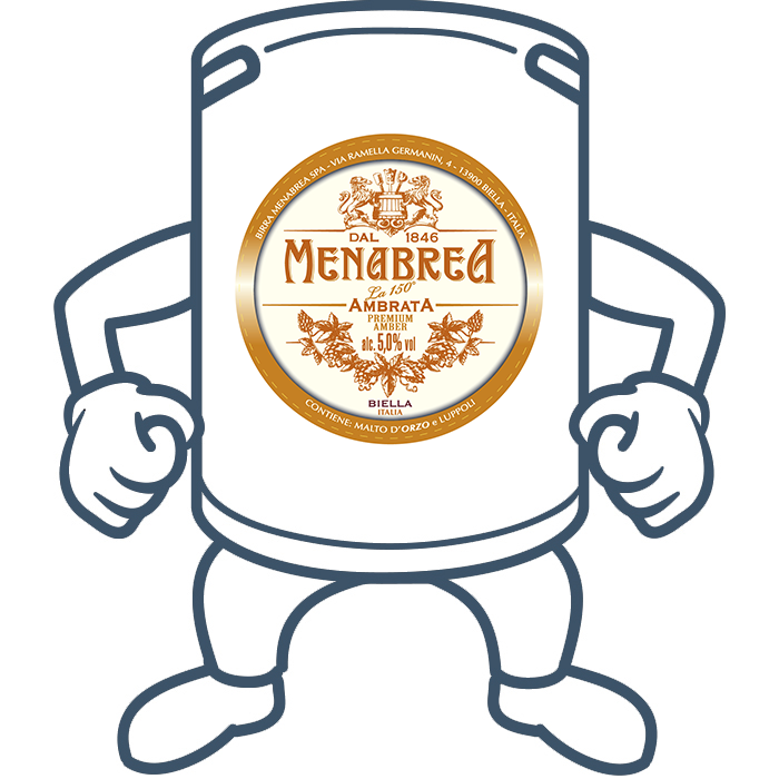 Menabrea Amber Ale <br>24lt Keg