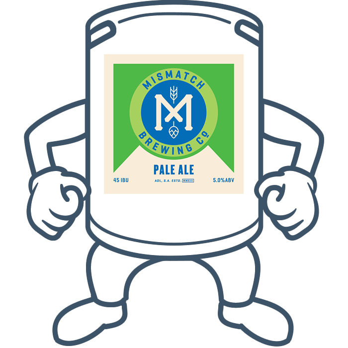 Mismatch Brewing Pale Ale <br>50lt Keg