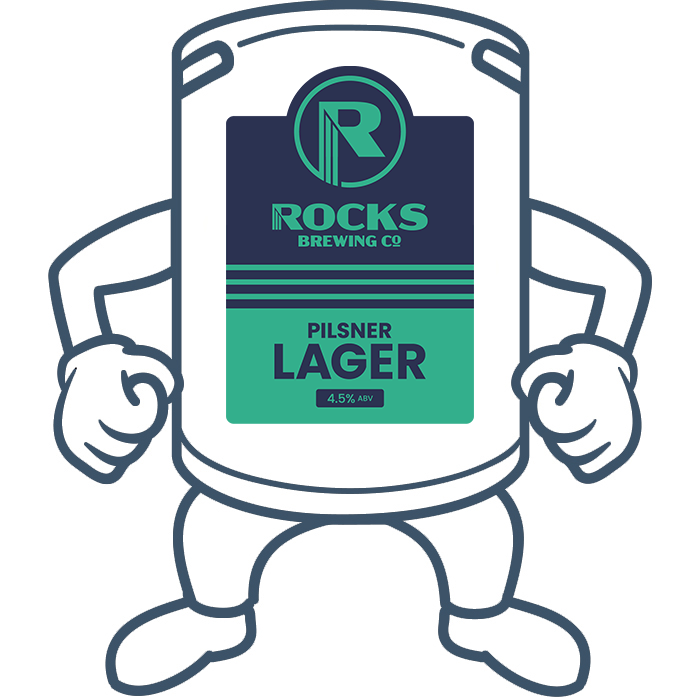 Rocks Brewing Co. Pilsner Lager <br>30lt Keg <br>***Limited Availability***