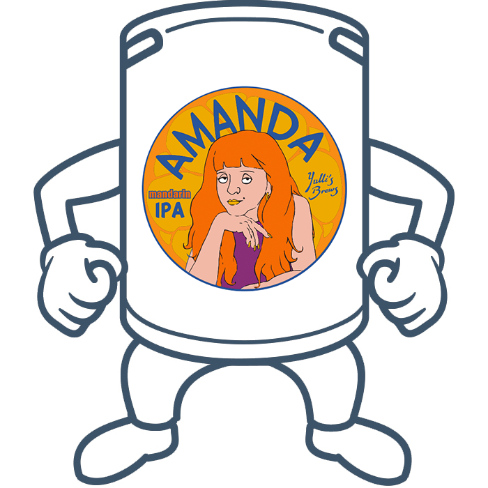 Yulli's Amanda Mandarin IPA <br>50lt Keg