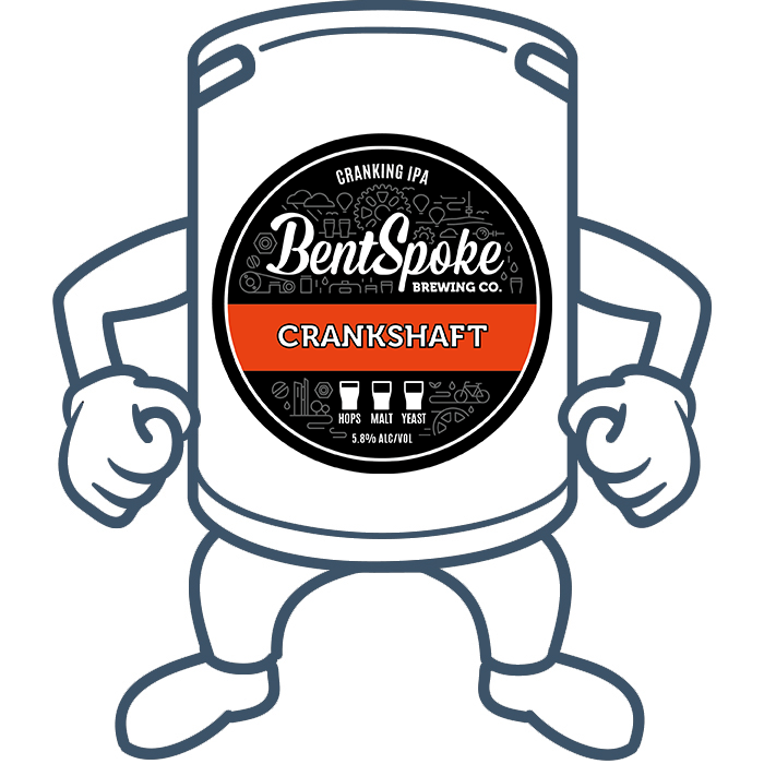 Bentspoke Crankshaft IPA <br>50lt Keg