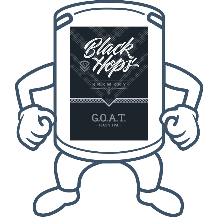 Black Hops G.O.A.T Hazy IPA <br> 20lt Keg