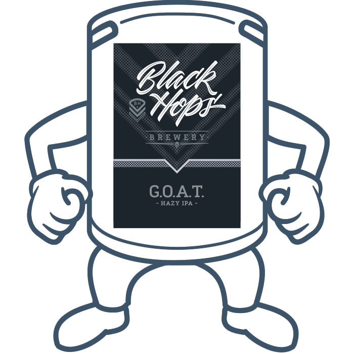 Black Hops G.O.A.T. Hazy IPA <br>20lt Keg