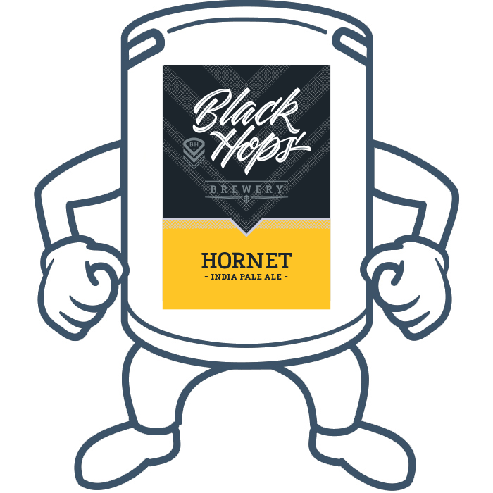 Black Hops Hornet IPA <br>20lt Keg