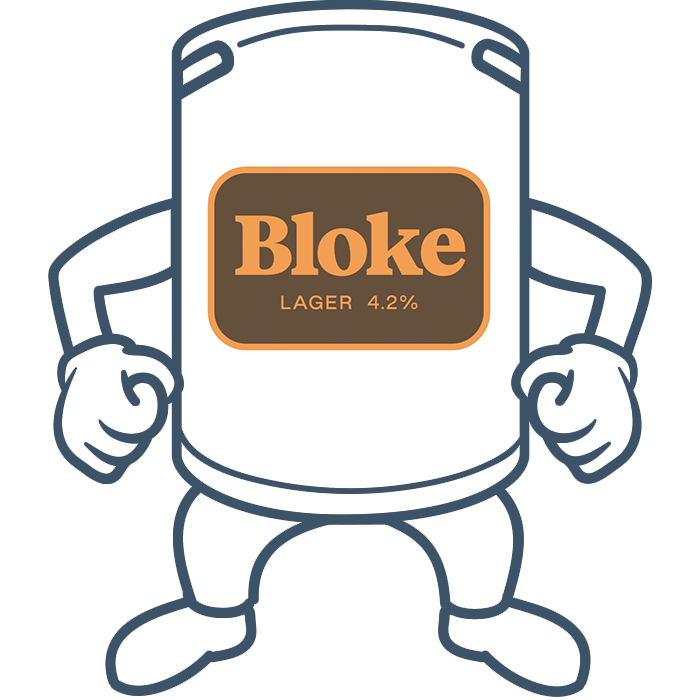 Bloke Lager <br>50lt Keg