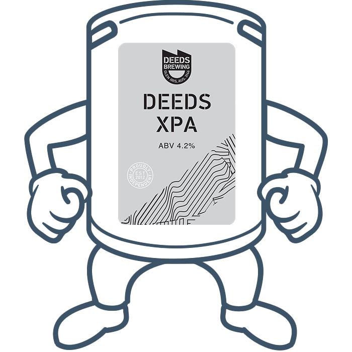 Deeds Brewing XPA <br>50lt Keg