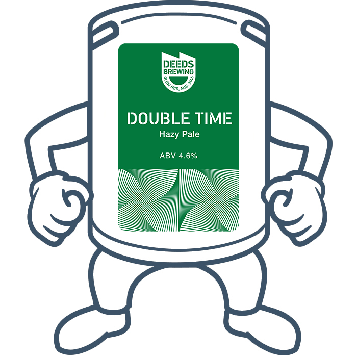 Deeds Brewing Double Time <br>50lt Keg