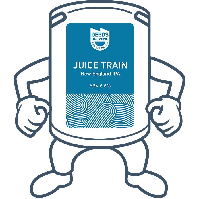 Deeds Brewing Juice Train <br>50lt Keg