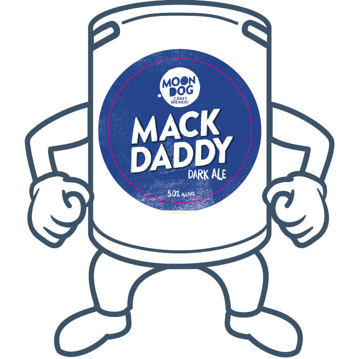 Moon Dog Mack Daddy Dark Ale <br>50lt Keg (seasonal)