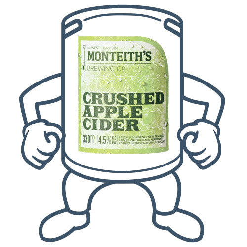 Monteiths Crushed Apple Cider <br>50lt Keg