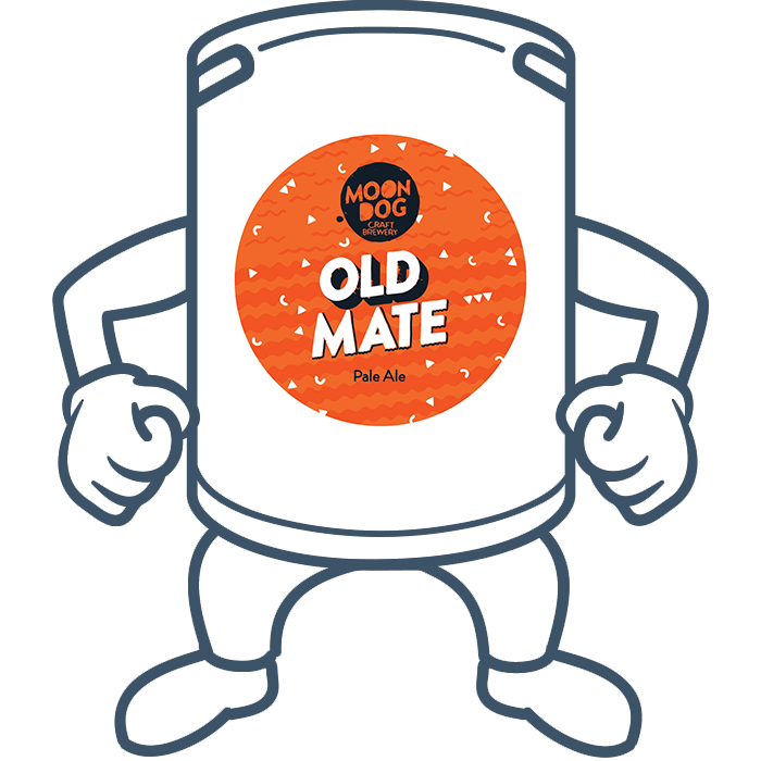 Moon Dog Old Mate Pale Ale <br>50lt Keg