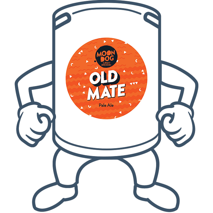 Moon Dog Old Mate Pale Ale <br>50lt Keg <br>Available Same Day In Melbourne
