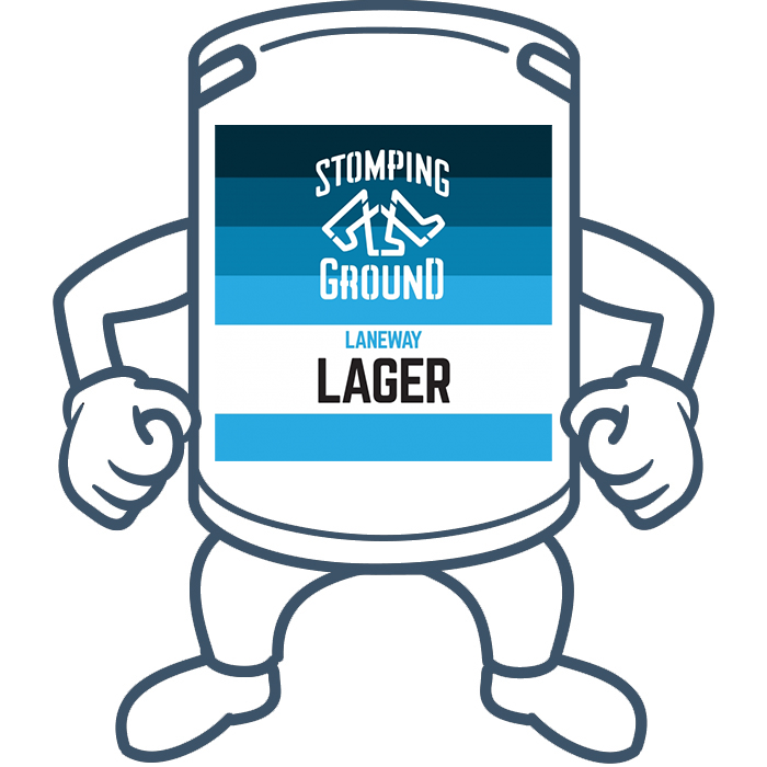 Stomping Ground Laneway Lager <br>50lt Keg