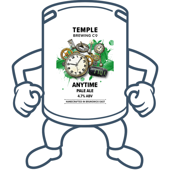 Temple Anytime Pale Ale <br>50lt Keg