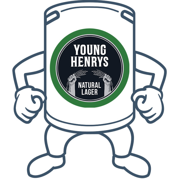 Young Henrys Natural Lager <br>50lt Keg